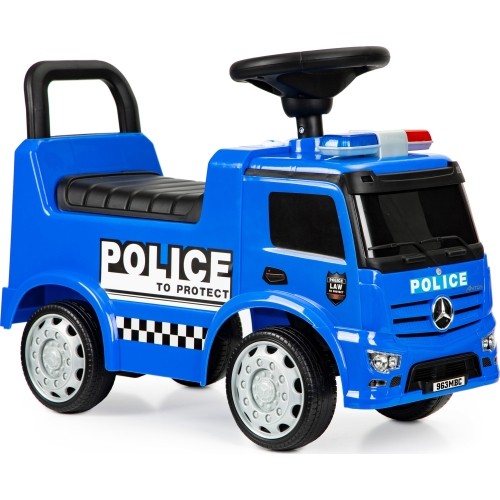 Riding car walker Mercedes Police + led