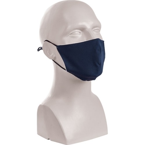 DARK BLUE MOUTH/NOSE COVER V-SHAPE PES/EL