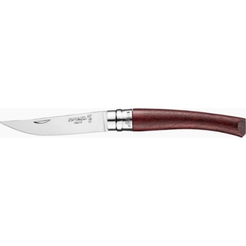 Opinel pocket knife with thin blade No.08 African coralwood handle