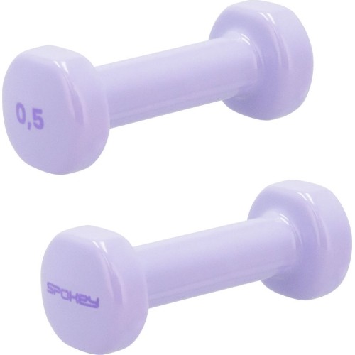 A set of vinyl dumbbells Spokey SHAPE 2x 0,5 kg