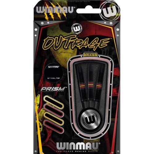 Winmau Outrage brass steel tip darts