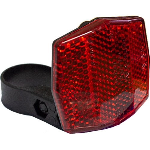 Reflector 45x55mm with holder 27.2mm (red)