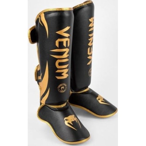 Venum Challenger Standup Shin Guards - Black/Gold