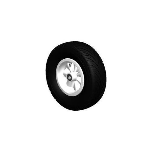 Wheel white 400/140-8 slick left