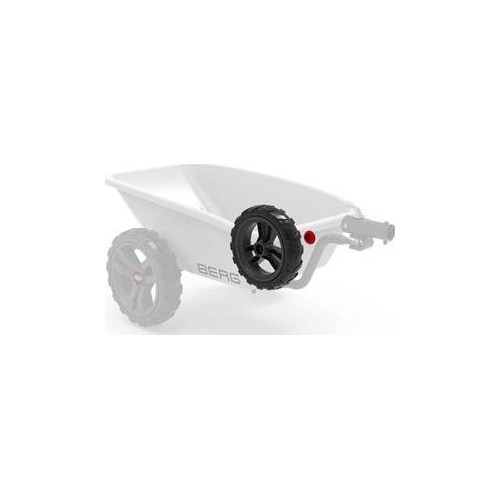 Wheel grey-black 9x2 left (red cover)