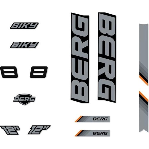 Biky - Sticker set Cross Black