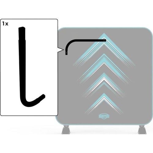 AeroWall - Frame Tube Bended L 2x2