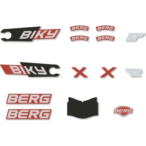 Biky - Stickers set Mini Red