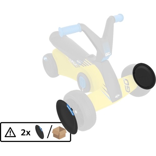 BERG GO² SparX Yellow - osłona przedniego koła (2x)