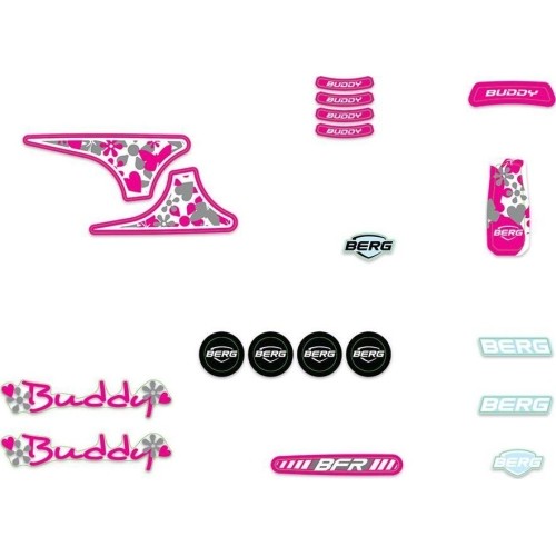 Buddy 2.0 - Sticker set White