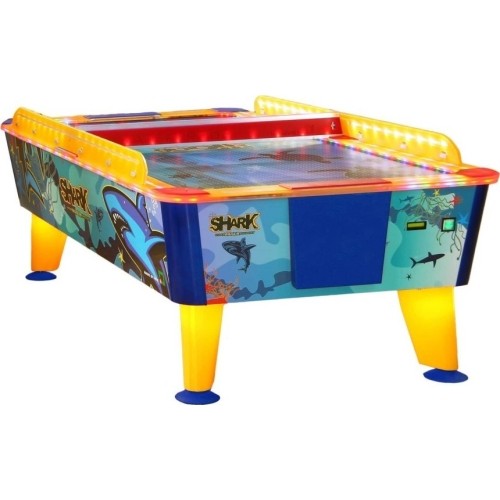 Airhockey, Shark Outdoor, 199x107 cm, w zestawie walidator monet