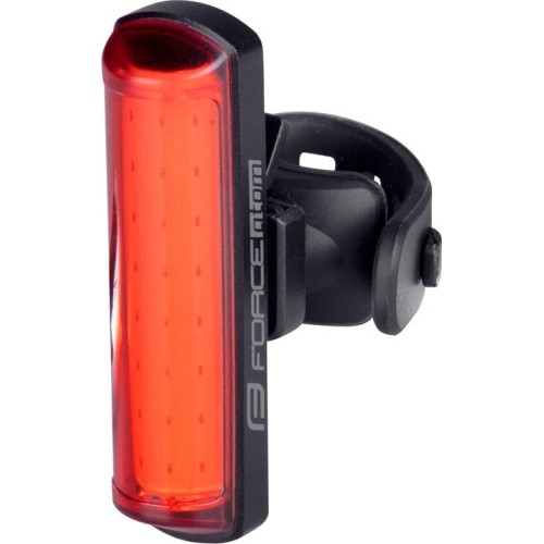 Lampa tylna FORCE ATOM 40LM USB, czarna