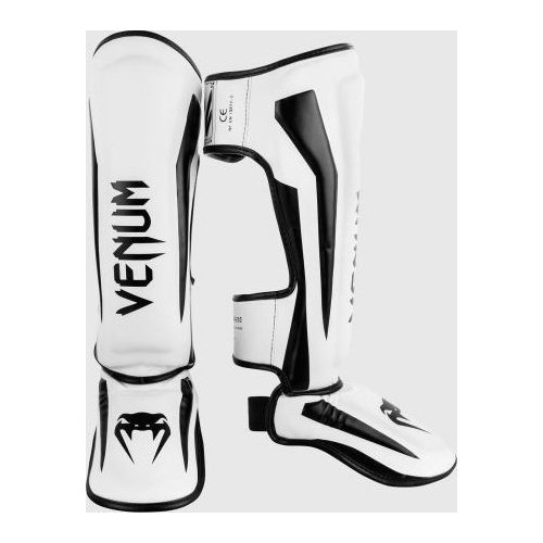 Venum Elite Standup Shinguards - White/Black