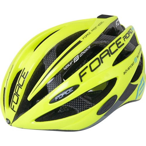 Kask FORCE Road Pro 54-58cm (S-M) (fluorescencyjny)