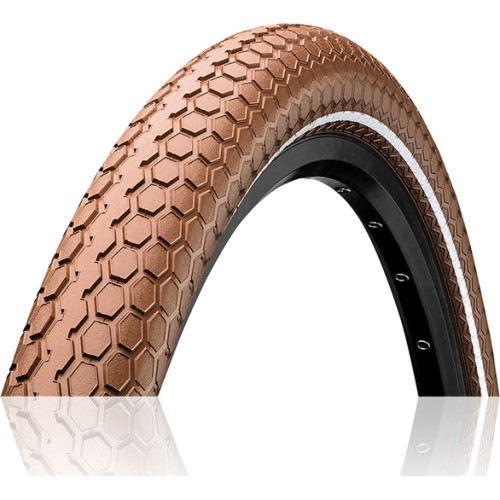 Bicycle Tire Continental Ride Cruiser, 28x2.2, Brown