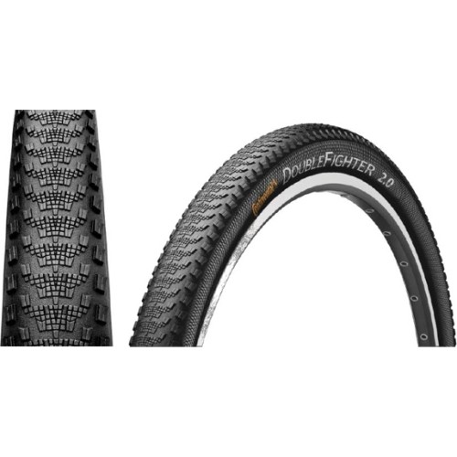 Bicycle Tire Continental Double Fighter III, 24x1.75, Black