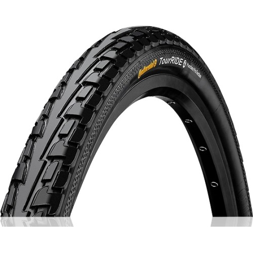 Bicycle Tire Continental Ride Tour, 28x1 3/8, Black