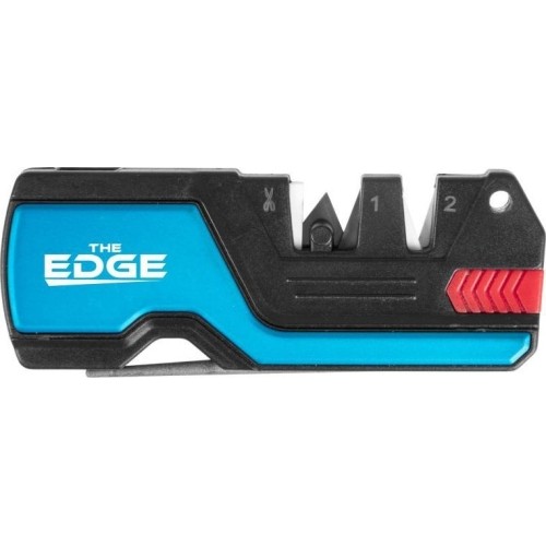 THE EDGE bushSHARP knife sharpener blue + flint