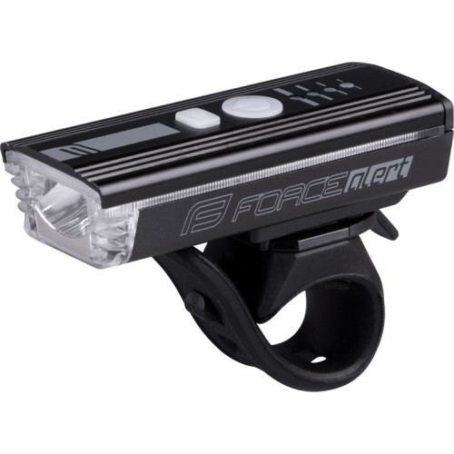 Front Cycling Light Force Alert, 350LM, USB, With Sound Signal, Black