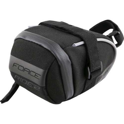 Bicycle Bag Under Saddle Force Zip, M, Black