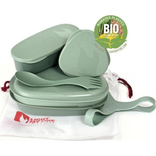 Box With Lid Set Light My Fire Bio, Green