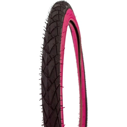 Bicycle Tire Dsi, 18x1.75 (47-355) SRI-101, Black/Pink