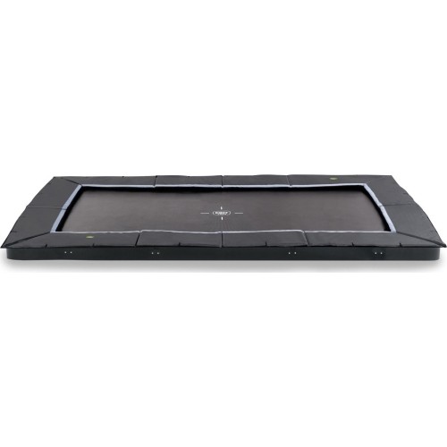EXIT Dynamiczna trampolina sportowa naziemna 305x519cm - czarna