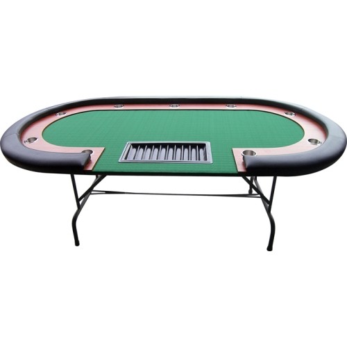 Poker Table Buffalo High Roller, Black, 210 x 105 cm