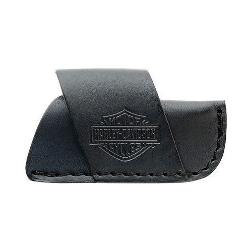 Side-Draw Leather Knife Sheath Case Harley-Davidson, Black