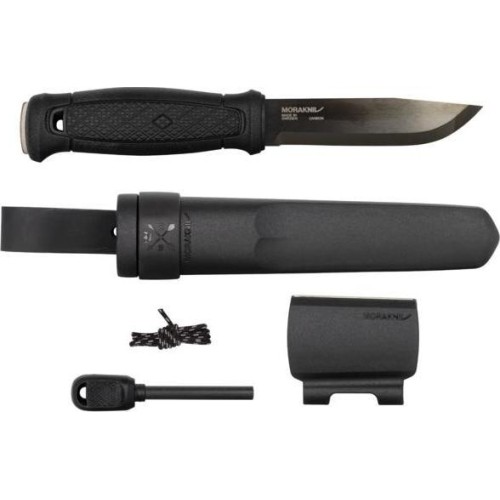 Knife With Carbon Steel Survival Kit Morakniv Garberg BlackBlade