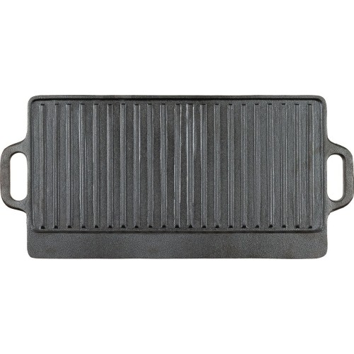 Grill żeliwny FoxOutdoor, 50x23x15cm, z 2 uchwytami