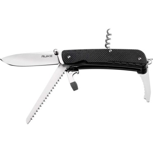 Pocket Knife Ruike LD32-B, Multifunctional, Black