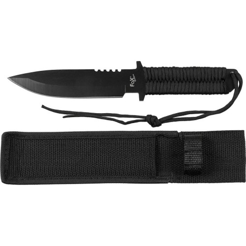 Knife FoxOutdoor - Black, Fixed Blade