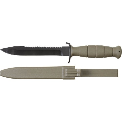  Knife MFH - Green, Saw Back