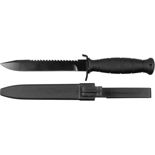  Knife MFH - Black, Saw Back