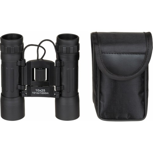 Foldable Binoculars MFH - Black,10x25