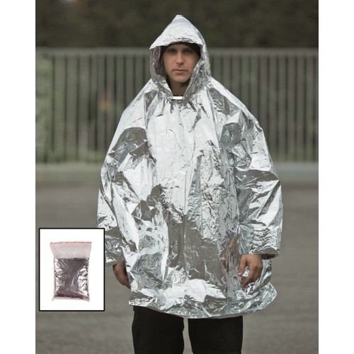 SILVER SURVIVAL PONCHO