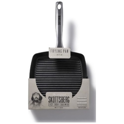 Skottsberg corrugated cast iron frying pan 24x24/28x28cm