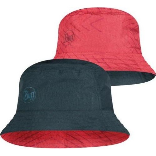 Travel Bucket Hat Buff, Red, S/M