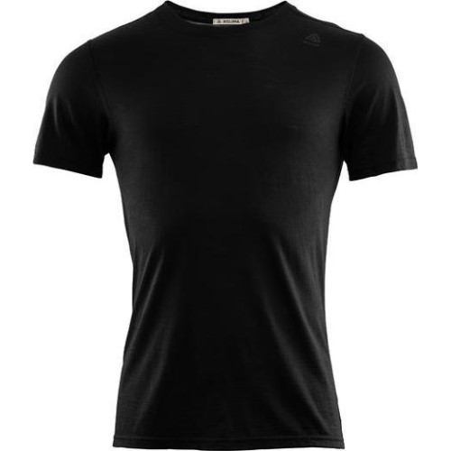 Men's Undershirt Aclima LW Undershirt Tee, Black, Size S