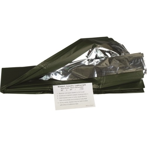 OD/SILVER SURVIVAL BLANKET