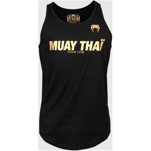 Męski bezrękawnik Venum Muay Thai VT - Black/Gold