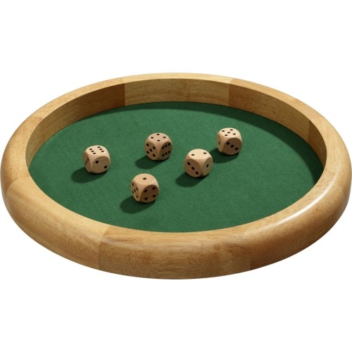 Wood Dice Tray Philos Diameter 40 cm