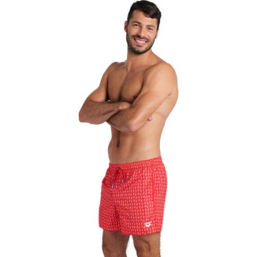 Beach Shorts For Men Allover, Red