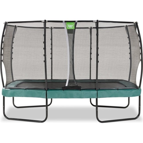 EXIT Allure Premium trampolina 214x366cm - zielona