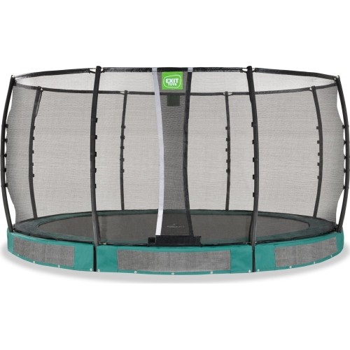 EXIT Allure Premium trampolina ziemna ø427cm - zielona