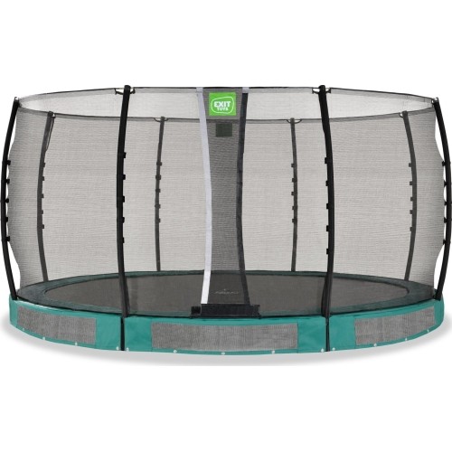 EXIT Allure Classic ground trampoline ø427cm - green