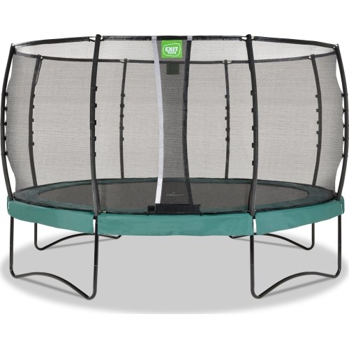 EXIT Allure Premium trampolina ø427cm - zielona