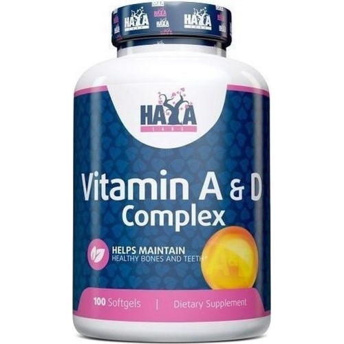 Haya Labs Vitamin A & D Complex 100 kaps.