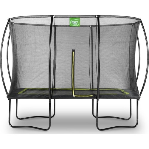 EXIT Silhouette trampoline 214x305cm - black Outdoor Rectangular Coil spring Above ground trampoline